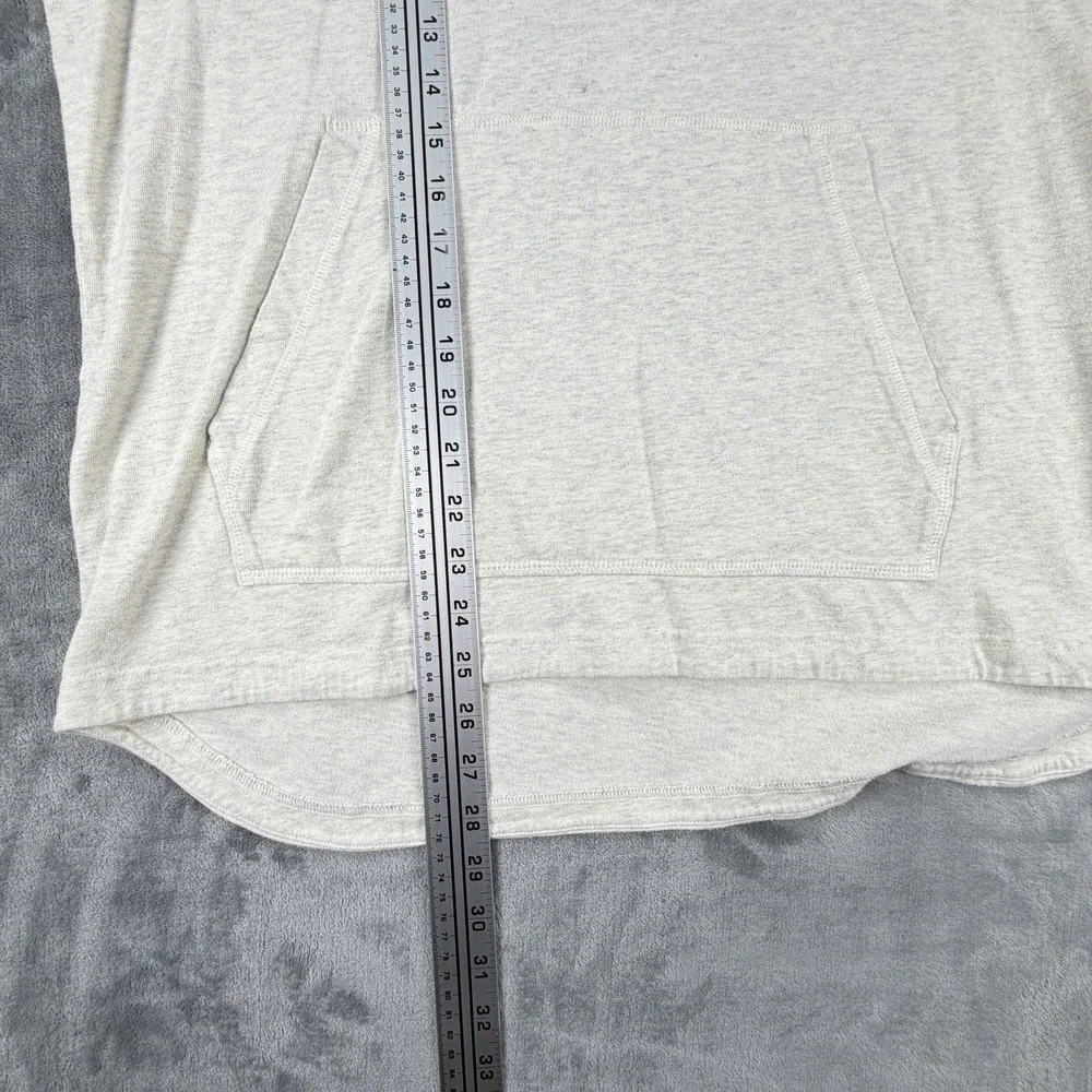 Adidas Originals Men's M Gray Short Sleeve Sweatshirt Kangaroo Pocket Trefoil